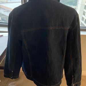 Chico’s blue denim jean jacket size 2(12 regular)
